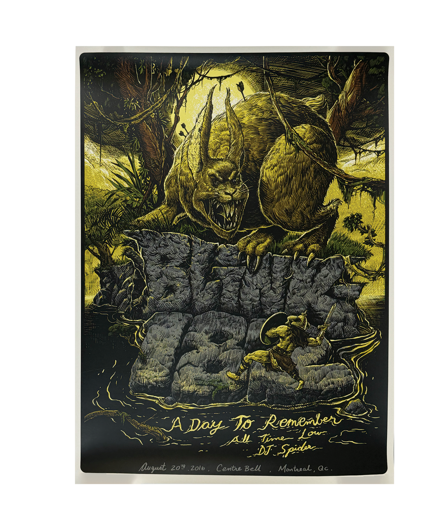 Blink - 182 - Montreal, QB - August 20, 2016 - Tour Poster
