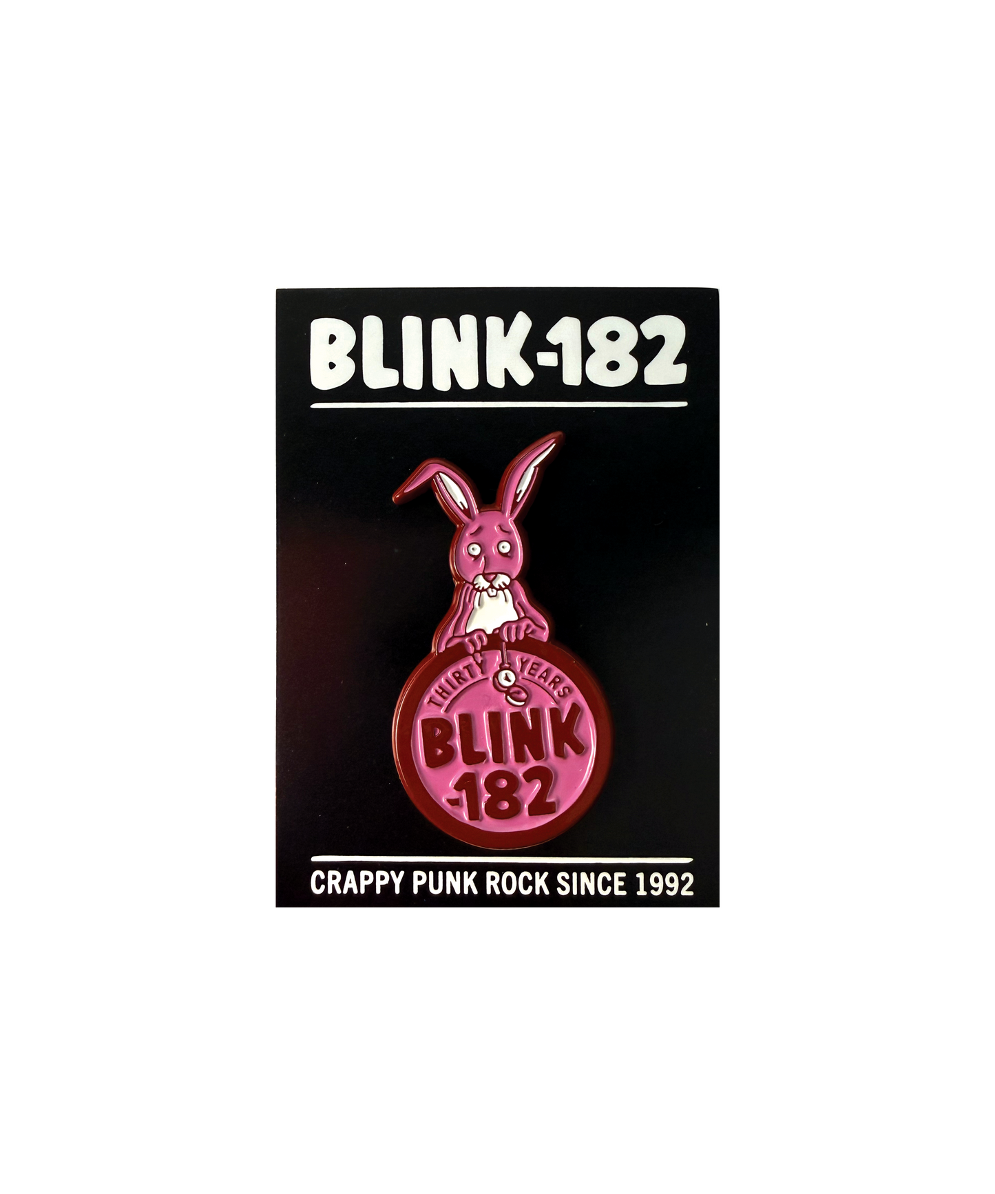 Blink-182 Pink Rabbit Pin