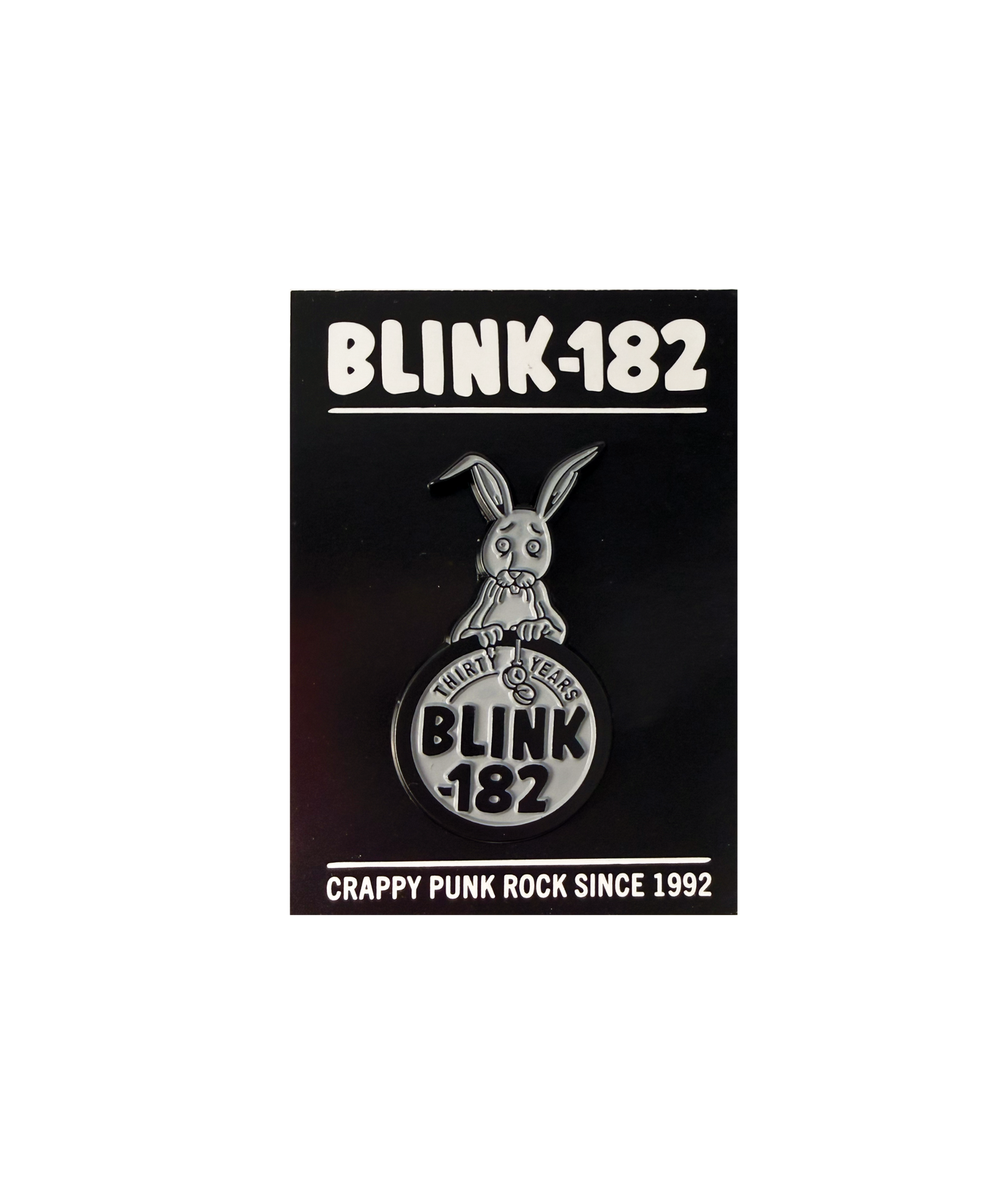 Blink-182 Silver Rabbit Pin