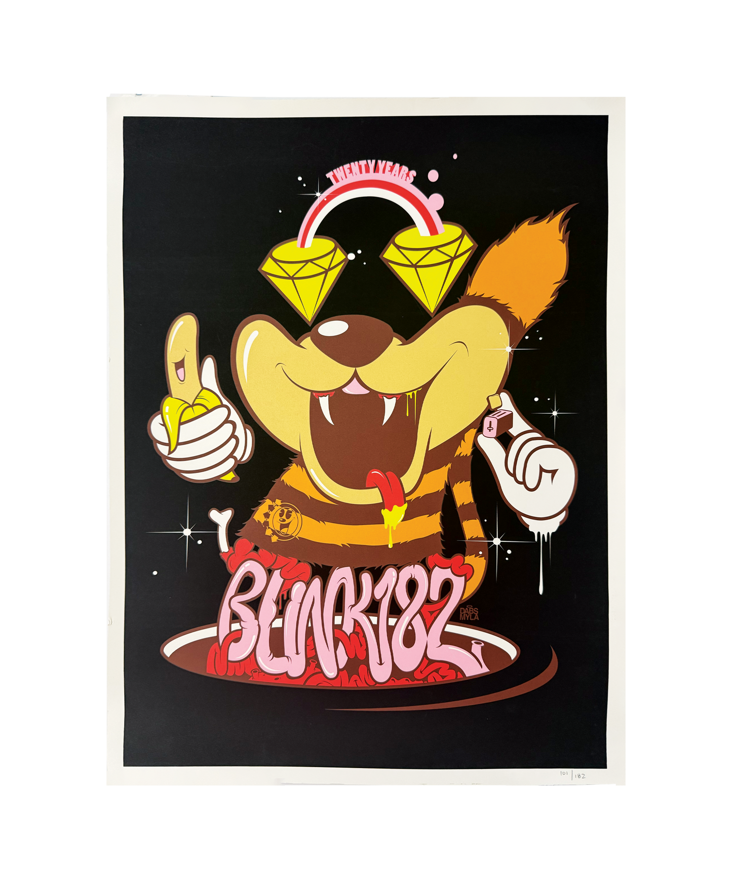 Blink - 182 - Dabs Myla - Tour Poster