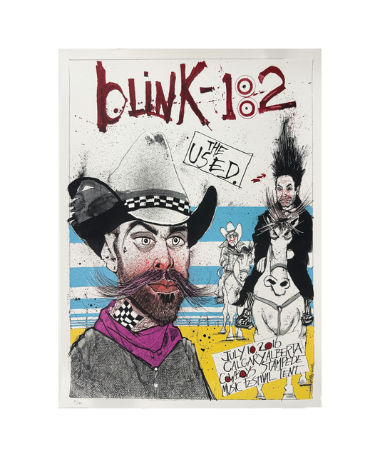 Blink - 182 - Calgary - July 10, 2016 - Tour Poster