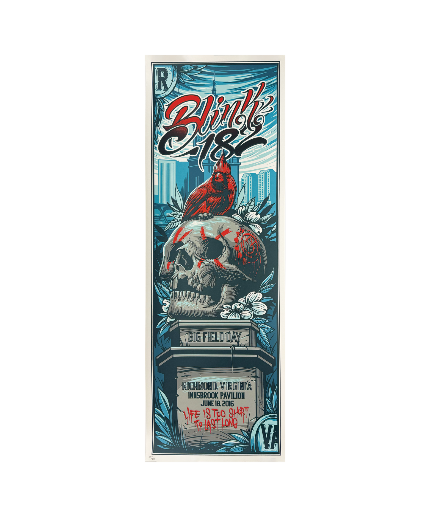 Blink - 182 - Richmond, VA - June 18, 2016 - Tour Poster