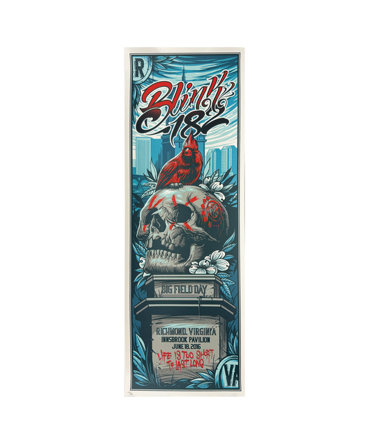 Blink - 182 - Richmond, VA - June 18, 2016 - Tour Poster