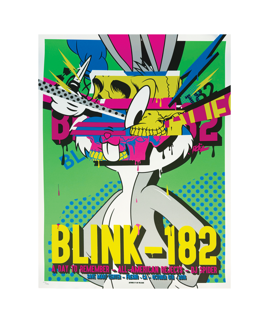 Blink - 182 - Fresno, CA - October 6, 2016 - Tour Poster