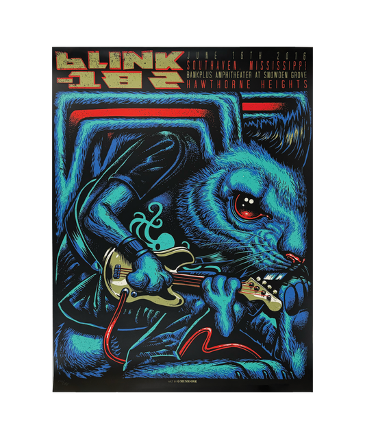 Blink - 182 - Southaven, MS - June 16, 2016 - Tour Poster