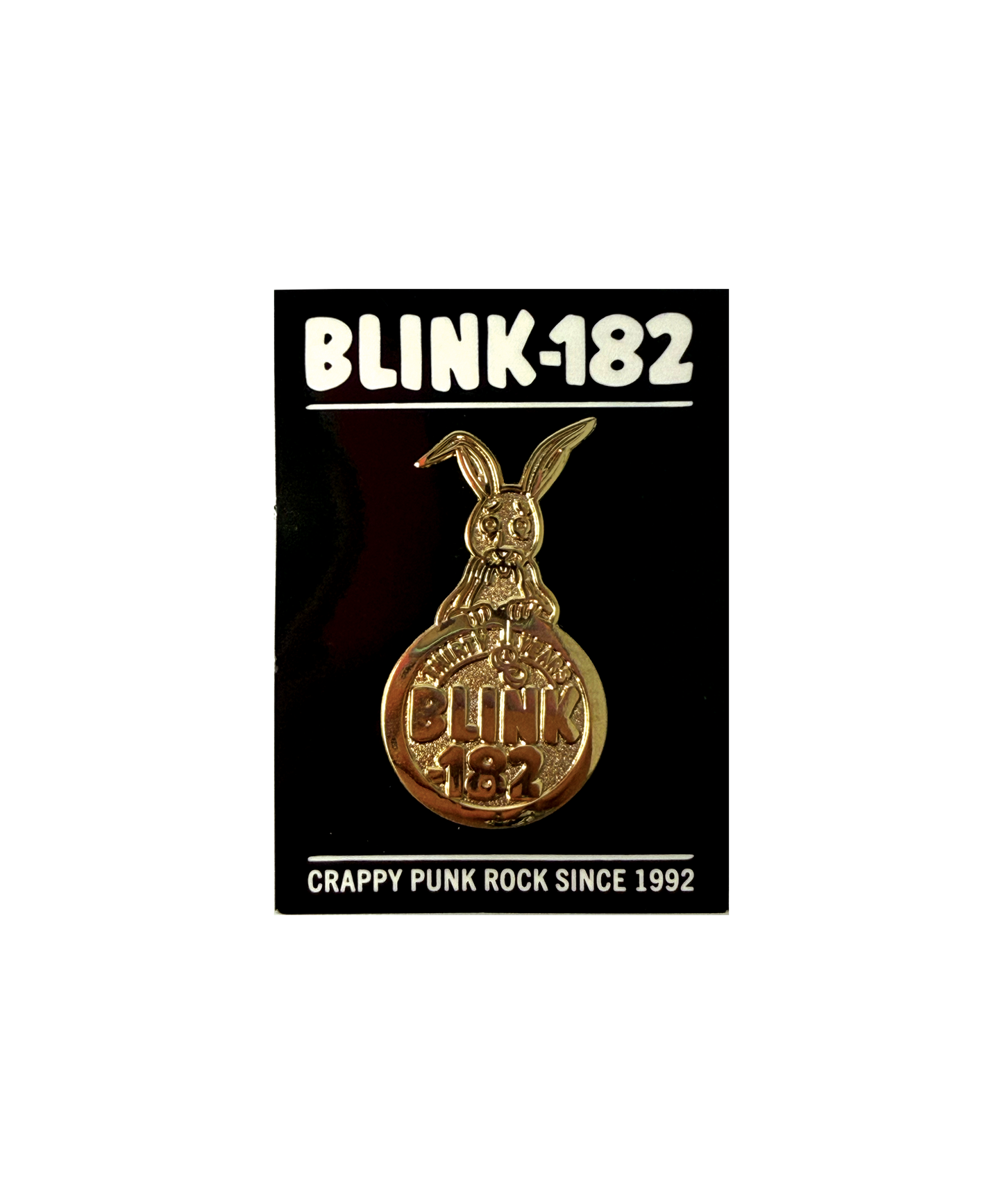 Blink-182 Gold Rabbit Pin