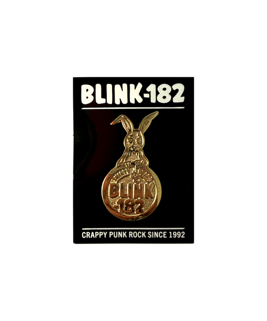 Blink-182 Gold Rabbit Pin