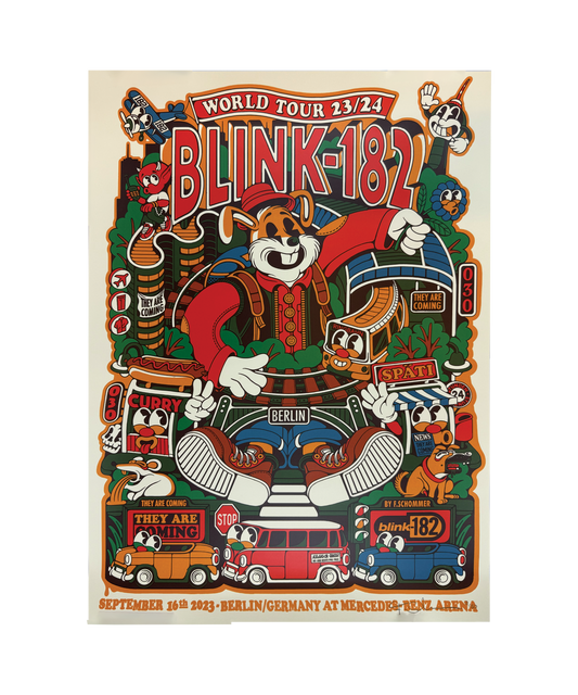 Blink - 182 - Berlin, Germany - September 16, 2023 - Tour Poster