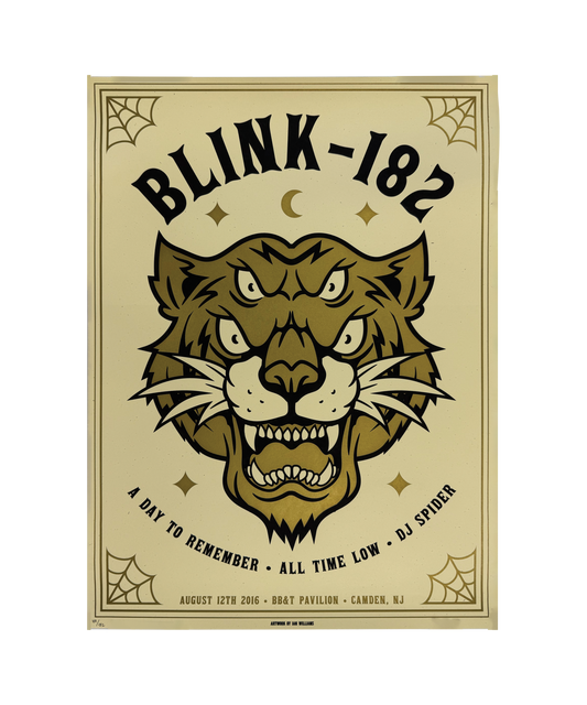 Blink - 182 - Camden, NJ - August 12, 2016 - Tour Poster
