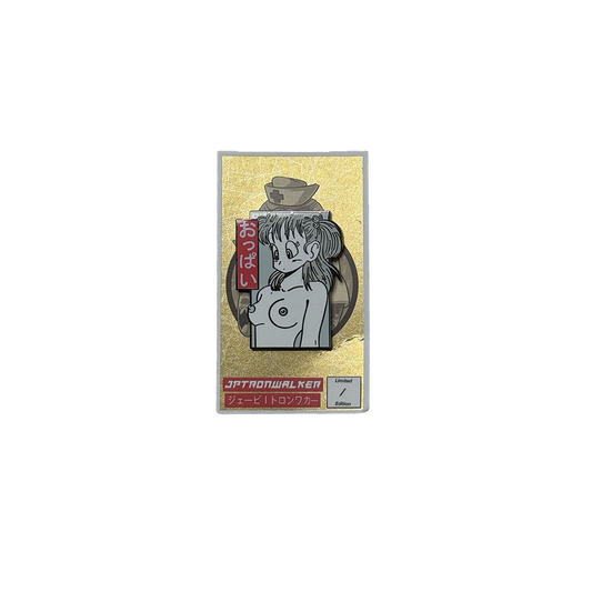 Bulma XXX Enamel Pin - Grey Variant