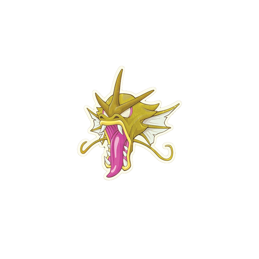 Shiny Water Head Dragon Sticker