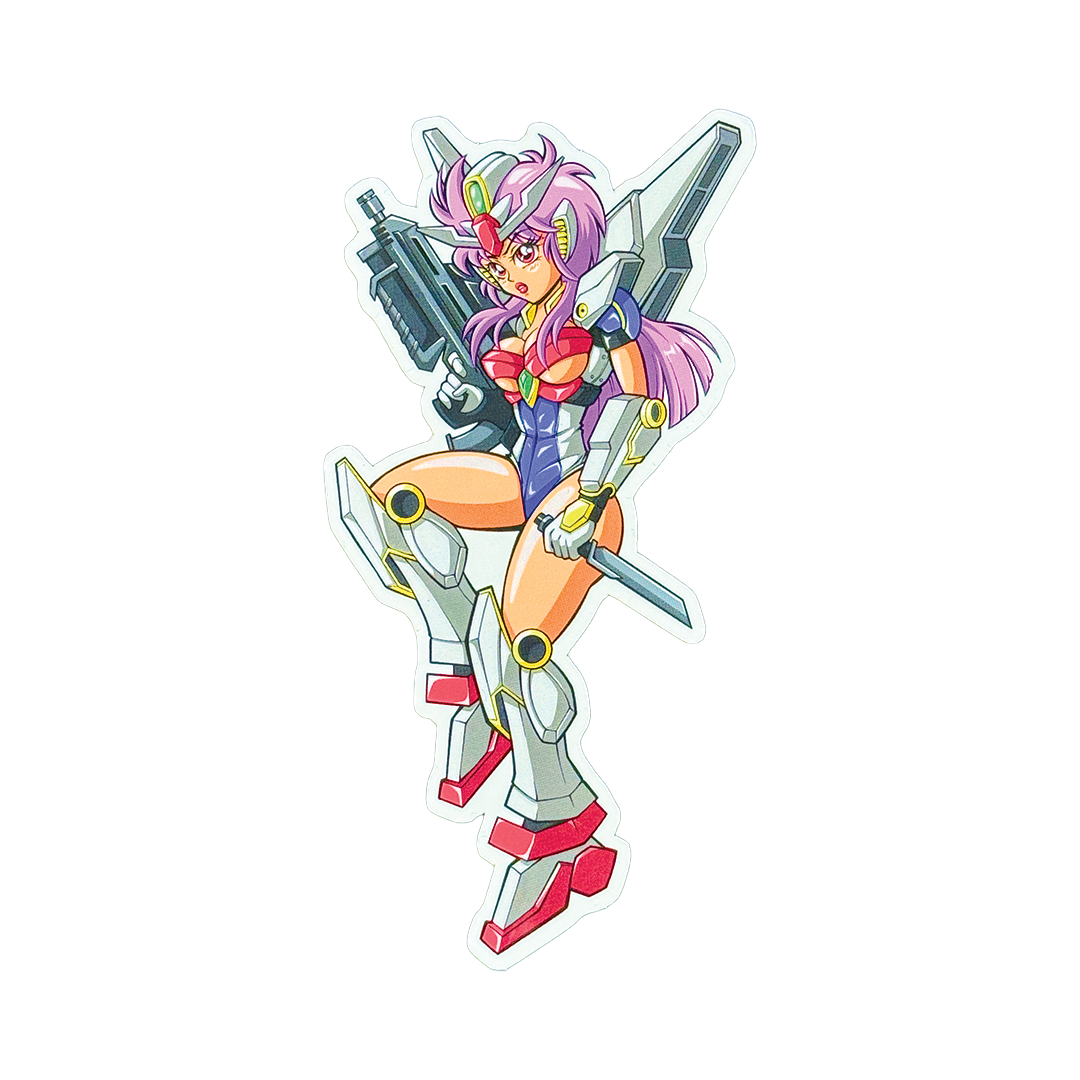 Gundam Pin Up Sticker