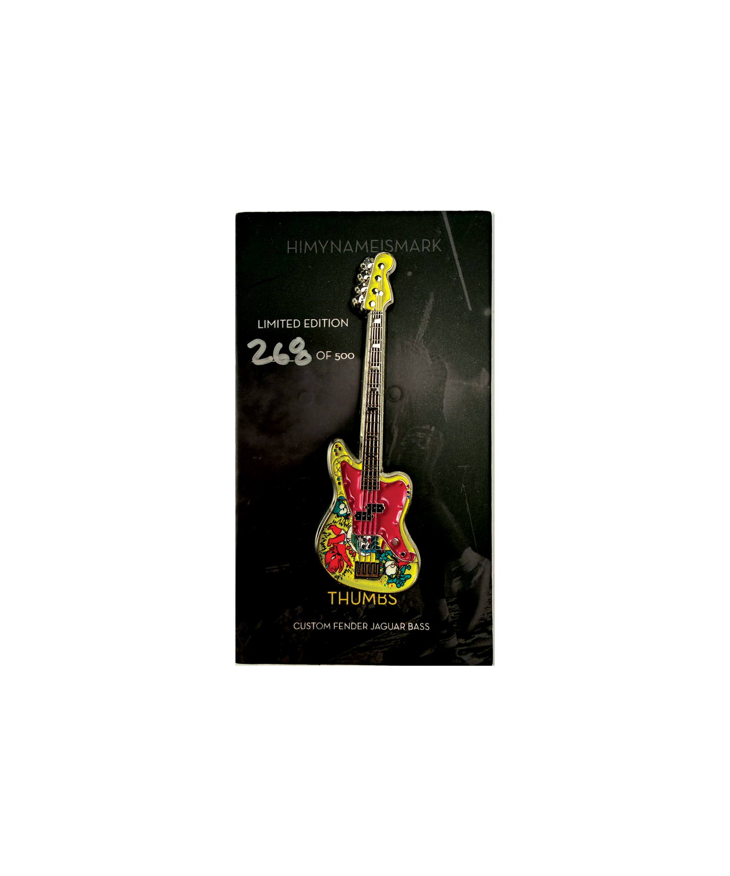 Hi My Name is Mark - Thumbs Bass Pin