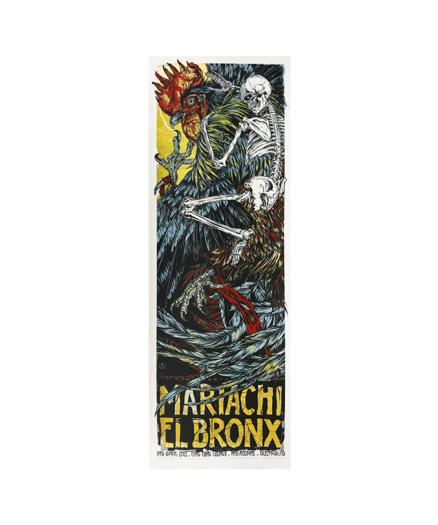 Mariachi El Bronx - Melboune, AUS - April 11, 2016 - Tour Poster