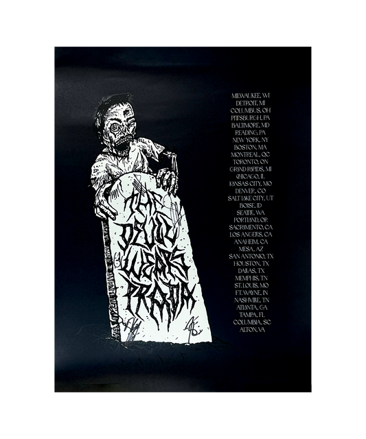 TDWP - Signed Screen Printed - Tour Poster